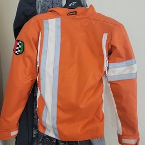 Orange Corazzo Motorcycle/Scooter Armored Jacket XS